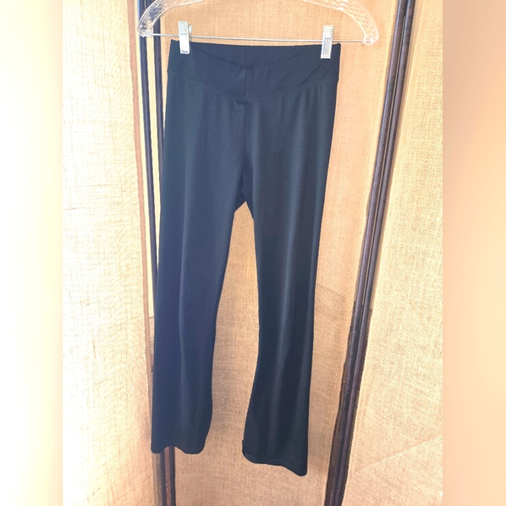 Girl's Alleson Cheerleading Black Pants Size Girls Large